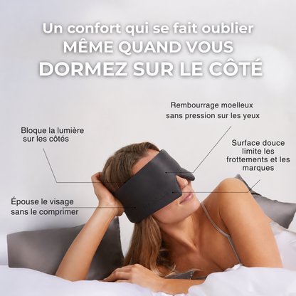 Nuit Intacte® – Masque de Sommeil Blackout Enveloppant