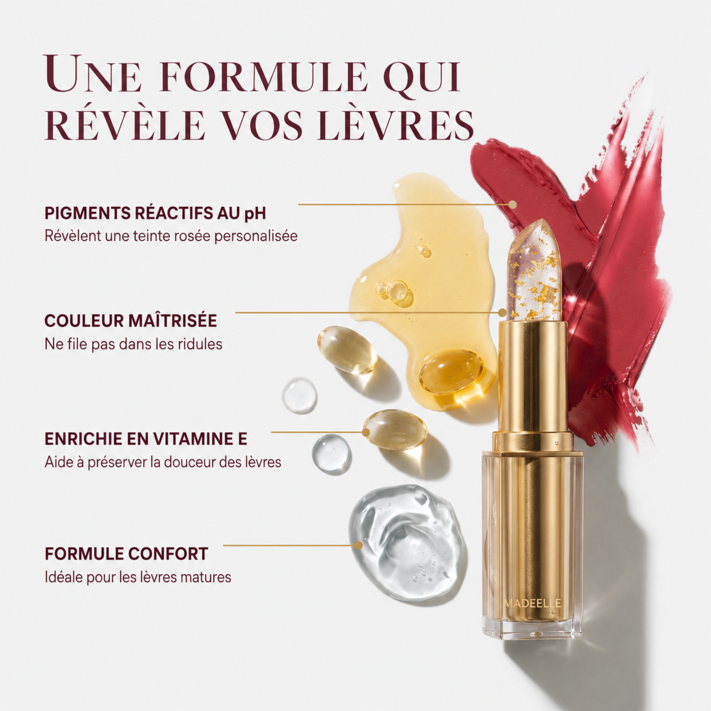 Rouge Révélation® – Rouge à lèvres pH à couleur modulable