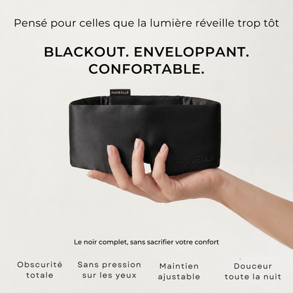 Nuit Intacte® – Masque de Sommeil Blackout Enveloppant